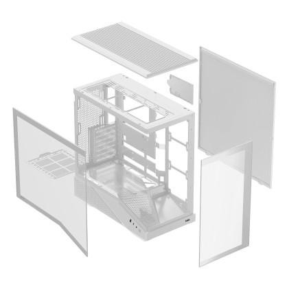 ABYSM AB123533W computer case Bianco