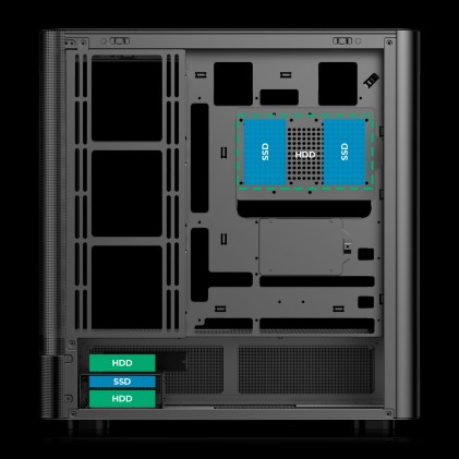 ABYSM AB123801 computer case Midi Tower Nero