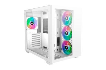 ABYSM Danube SAVA 285 BX203 Desktop Trasparente, Bianco