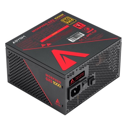 ABYSM Morpheo GX5 1000W alimentatore per computer 20+4 pin ATX ATX Nero, Rosso