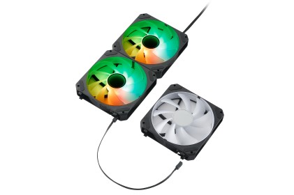 ABYSM Arclight 2.0 ARGB Case per computer Ventilatore 12 cm Nero 3 pz