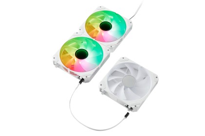 ABYSM Arclight 2.0 ARGB Case per computer Ventilatore 12 cm Bianco 3 pz