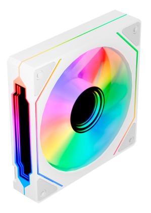 ABYSM AB311302W sistema di raffreddamento per computer Case per computer Ventilatore 12 cm Bianco 1 pz