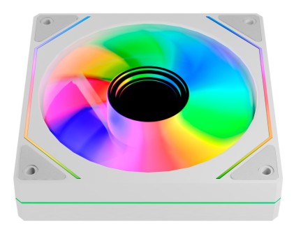 ABYSM AB311302W sistema di raffreddamento per computer Case per computer Ventilatore 12 cm Bianco 1 pz