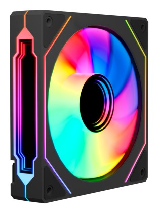 ABYSM AB311302 sistema di raffreddamento per computer Case per computer Ventilatore 12 cm Nero 1 pz