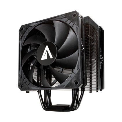 Ventola CPU Abysm Gaming Snow IV da 120 mm con dissipatore a 4 tubi di calore - Max. 1600 giri/min - Colore Nero