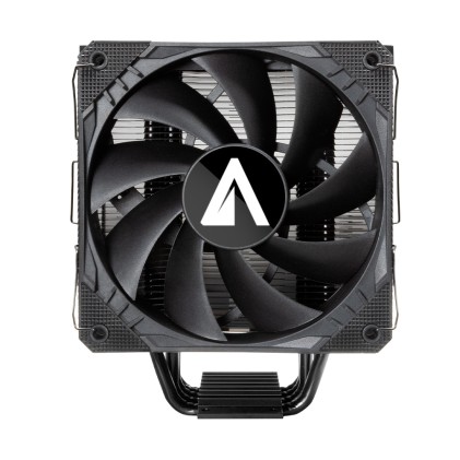 Ventola CPU Abysm Gaming Snow IV da 120 mm con dissipatore a 4 tubi di calore - Max. 1600 giri/min - Colore Nero