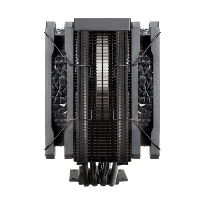 Ventola CPU Abysm Gaming Snow IV da 120 mm con dissipatore a 4 tubi di calore - Max. 1600 giri/min - Colore Nero