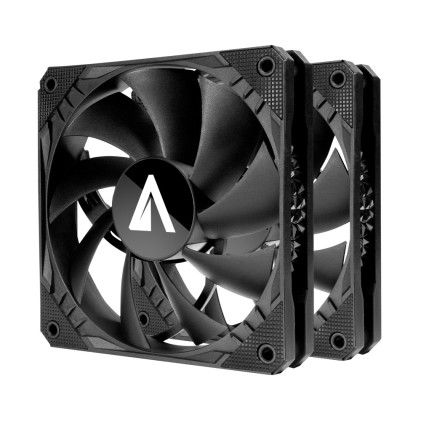 Ventola CPU Abysm Gaming Snow IV da 120 mm con dissipatore a 4 tubi di calore - Max. 1600 giri/min - Colore Nero