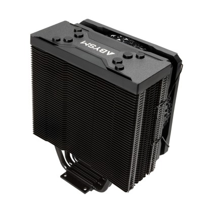 Ventola CPU Abysm Gaming Snow IV da 120 mm con dissipatore a 4 tubi di calore - Max. 1600 giri/min - Colore Nero