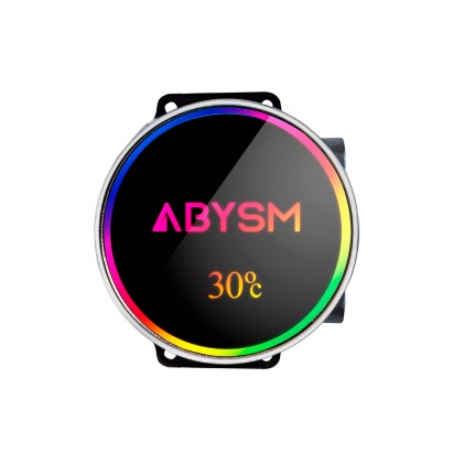 ABYSM ARTIC White 360 ARGB Processore Raffreddatore di liquidi tutto in uno 12 cm Bianco 1 pz