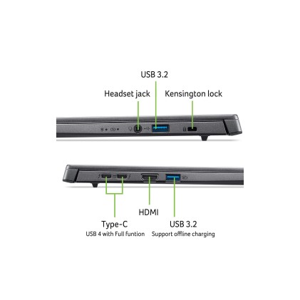 Acer Nb 14&#34; Oled Aspire 14 Ai Copilot+ Intel Core Ultra 5 226V 16Gb 512Gb Ssd Win 11 Home