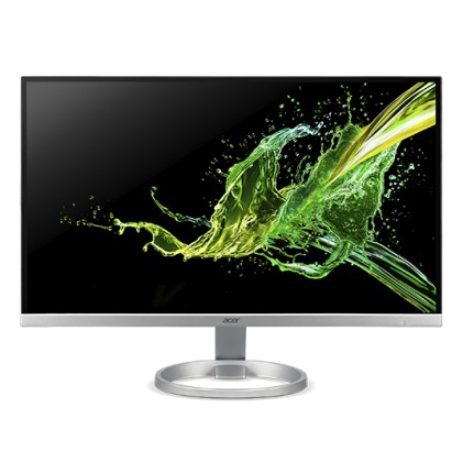 ACER Monitor R270si 27inch IPS LED FHD ZeroFrame FreeSync 250cd/m2 1ms VR VGA HDMI EURO UK EMEA Silver Black Acer EcoDisplay