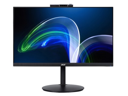 Acer Monitor 23,8" Led Ips 16:9 Fhd, 1Ms, Vga/Hdmi/Dp, Webcam, Pivot, Multimediale