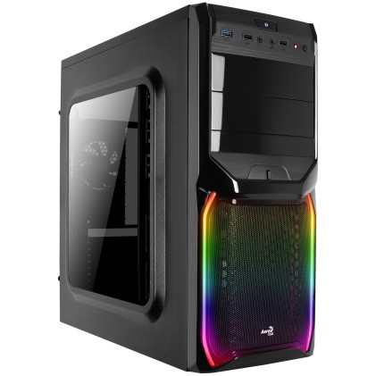 Aerocool V3X RGB Case ATX Middle Tower Window