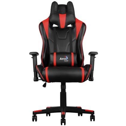 Aerocool AC220BR Sedia Gaming Professionale Colorazione Black Red