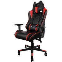 Aerocool AC220BR Sedia Gaming Professionale Colorazione Black Red