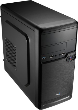 Aerocool QS-182 Case Mini Tower Micro ATX Black