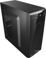Aerocool CS-1101 Middle Tower Case Full Black