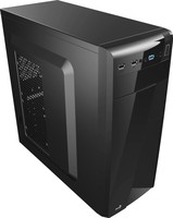 Aerocool CS-1101 Middle Tower Case Full Black