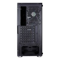 Aerocool Quartz RED Case Middle Tower Full Tempered Glass Panel