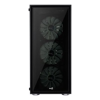 Aerocool Quartz RGB Case Middle Tower Full Tempered Glass Panel