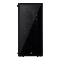 Aerocool Quartz BLUE Case Middle Tower Full Tempered Glass Panel