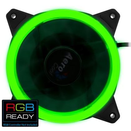 Aerocool Rev RGB, Ventola da 120mm con illuminazione LED RGB