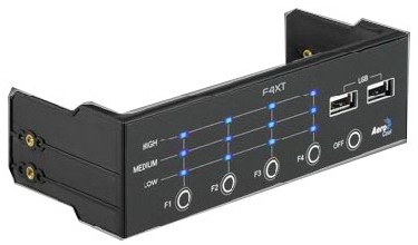 Controller Ventole Aerocool F4XT 4x 5,25in