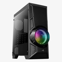 Aerocool Aeroengine RGB-A-BK-V1 Acrylic Case Middle Tower Black