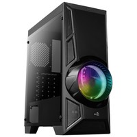 Aerocool Aeroengine RGB-G-BK-V2 Tempered Glass Case Middle Tower Black