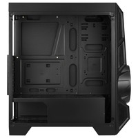 Aerocool Aeroengine RGB-G-BK-V2 Tempered Glass Case Middle Tower Black