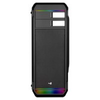 Aerocool Aero 500G RGB Case Middle Tower Black - Tempered Glass Window