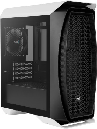 Aerocool AeroOne Case Mini MATX White with Tempered Glass Window