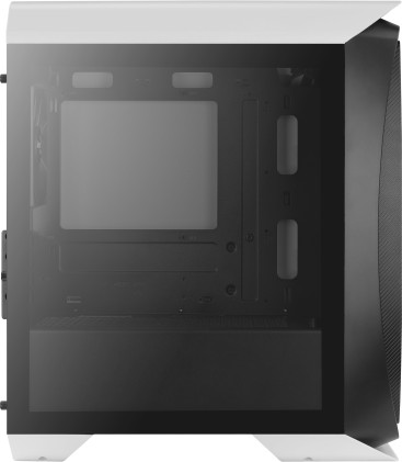 Aerocool AeroOne Case Mini MATX White with Tempered Glass Window
