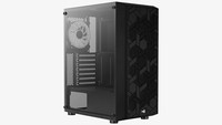 AEROCOOL PGS HIVE-G-BK-v3 FRGB Black Mid Tower PC case