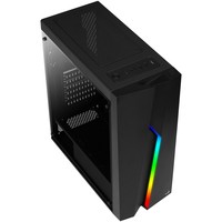 AEROCOOL AEROPGSBOLT-BK-RGB PC case ATX BOLT RGB USB 3.0 - 1x120mm BLACK FAN
