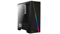 AEROCOOL AEROPGSCYLON-TG-BK PC case ATX without PSU CYLON RGB - USB3.0 TEMPERED GLASS