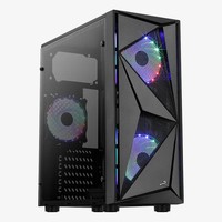 AEROCOOL Pgs Glider Cosmo FRGB-A-BK-v2 2xF - MT Case