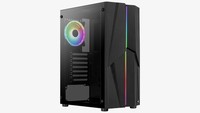 AEROCOOL PGS MECHA-G-BK-v2 ARGB Black Mid Tower PC case