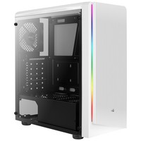 AEROCOOL AEROPGSRIFT-WH-RGB PC case ATX RIFT RGB WHITE USB 3.0 - 1x120mm BLACK FAN