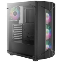 AEROCOOL AEROPGSSENTINEL-G-BK PC case ATX SENTINEL ARGB - 6 port HUB 4x120mm ARGB FAN
