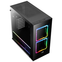 AEROCOOL AEROPGSTOR-BG-RGB PC case ATX TOR RGB TEMPERED GLASS - 2x140mm RGB FAN 1x120mm BLACK FAN