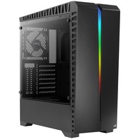 Aerocool Scar - G - BK -V1  Tempered Glass Case Middle Tower Black
