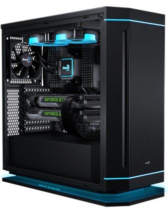 Aerocool DS 230 Case Middle Tower Black