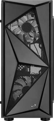 Aerocool Glider Cosmo design 3D Tri-Vector - Acrylic Window Case Middle Tower Back