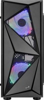 Aerocool Glider Cosmo design 3D Tri-Vector - Acrylic Window Case Middle Tower Back