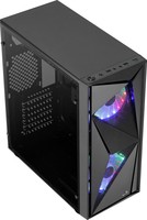 Aerocool Glider Cosmo design 3D Tri-Vector - Acrylic Window Case Middle Tower Back