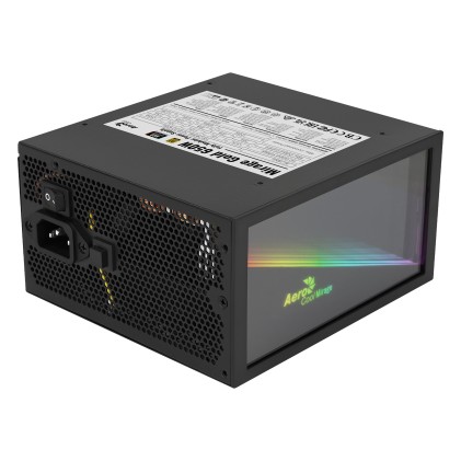 Aerocool MIRAGEGOLD650M alimentatore per computer 650 W 20+4 pin ATX ATX Nero