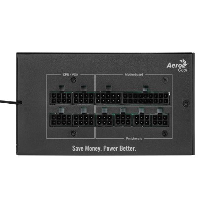 Aerocool MIRAGEGOLD650M alimentatore per computer 650 W 20+4 pin ATX ATX Nero